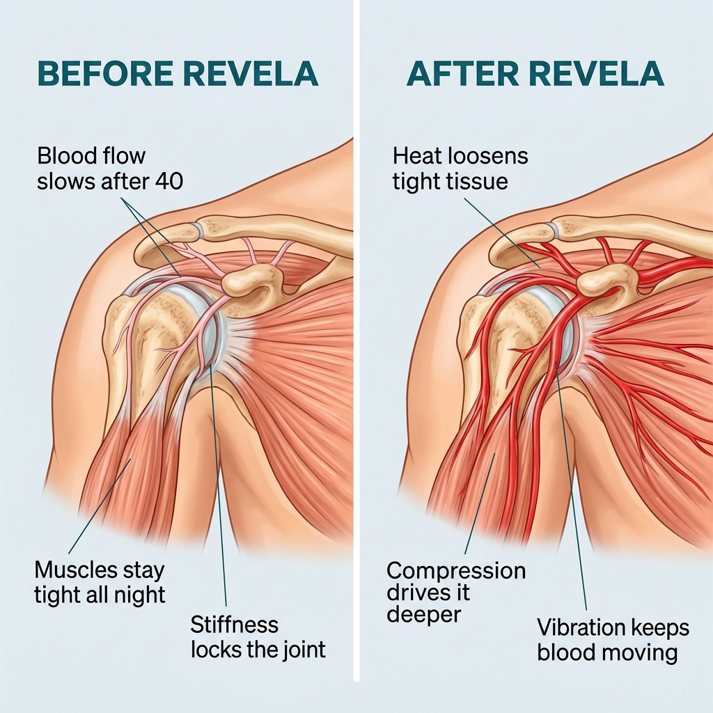 Revela Flood Reset Shoulder Massager